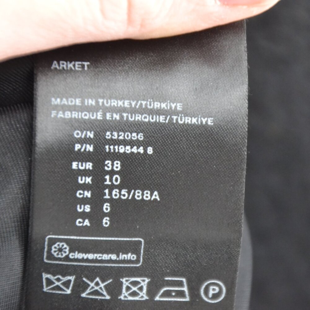 ARKET Double Breasted Jacket Brushed Recycled Woo… - image 6